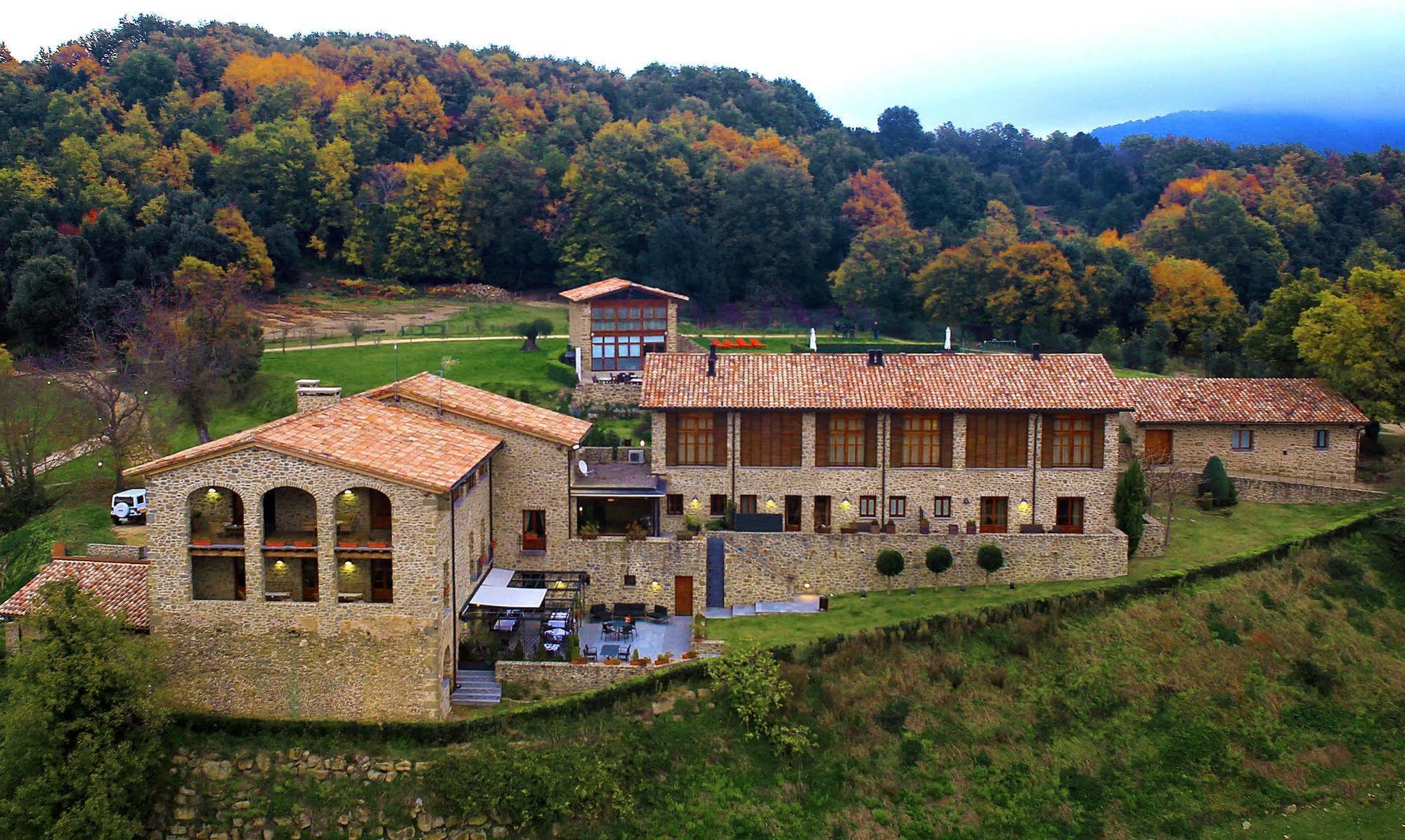 Hotel Restaurante El Ventos Sant Felíu de Pallarols Eksteriør billede