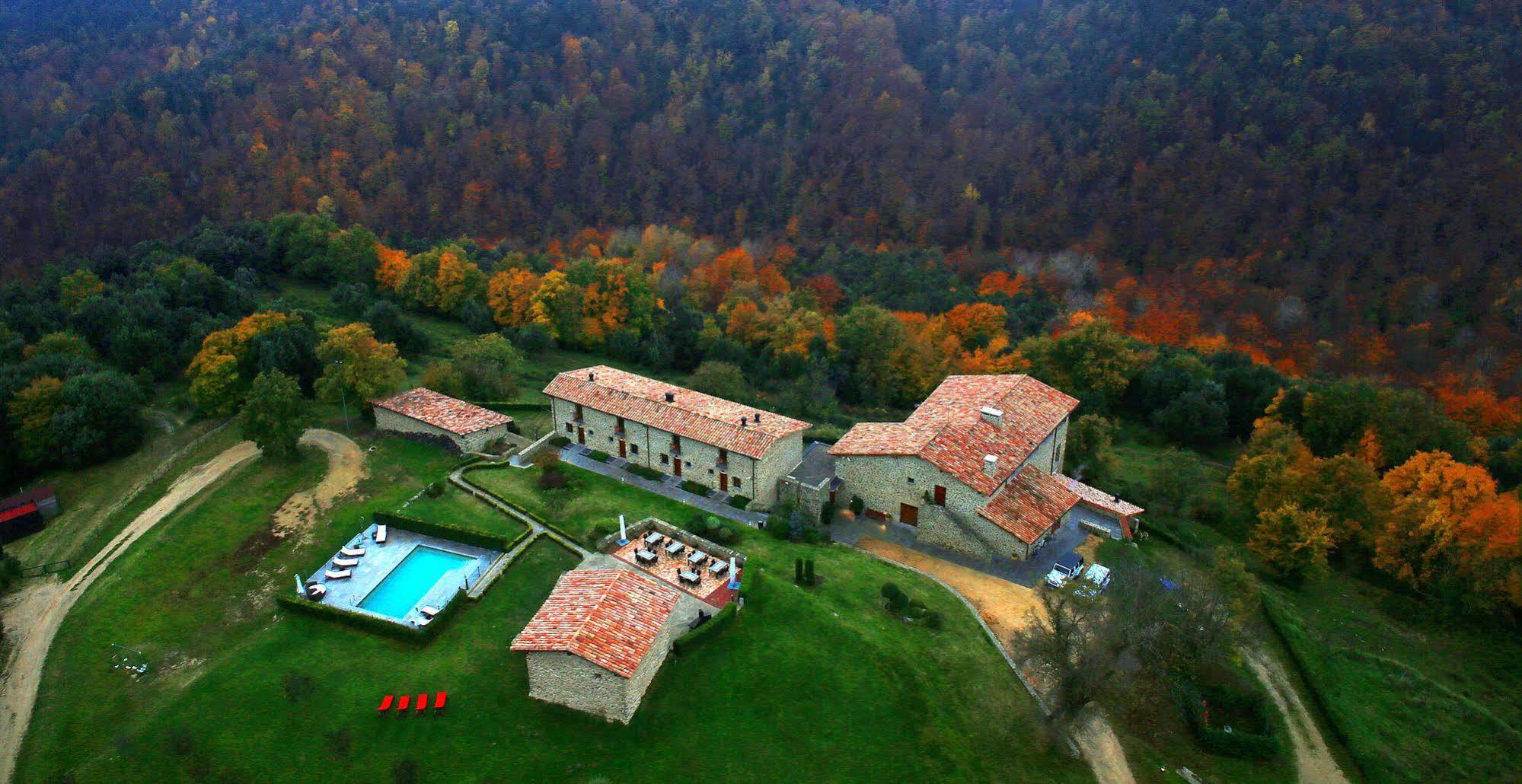 Hotel Restaurante El Ventos Sant Felíu de Pallarols Eksteriør billede