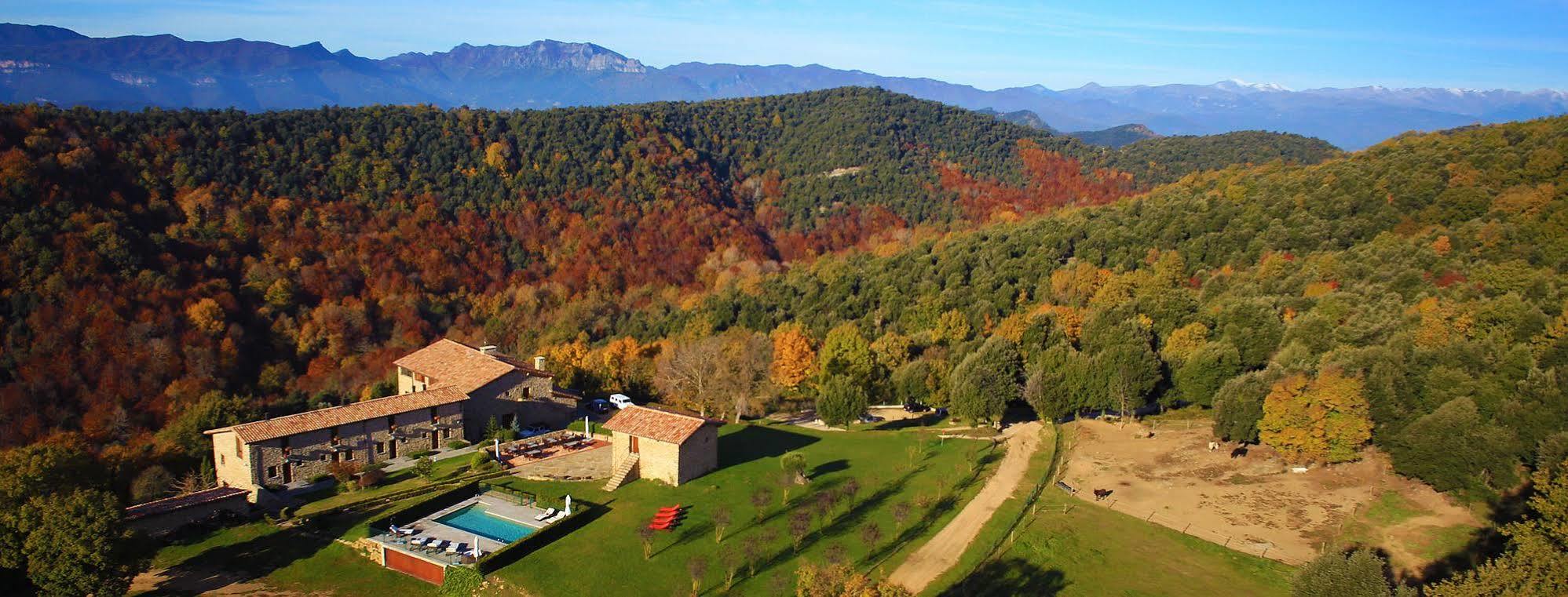 Hotel Restaurante El Ventos Sant Felíu de Pallarols Eksteriør billede