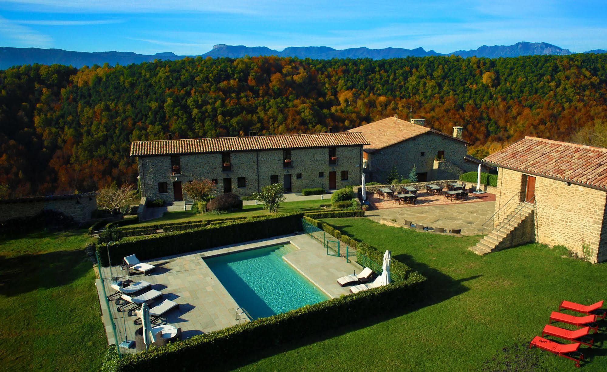 Hotel Restaurante El Ventos Sant Felíu de Pallarols Eksteriør billede