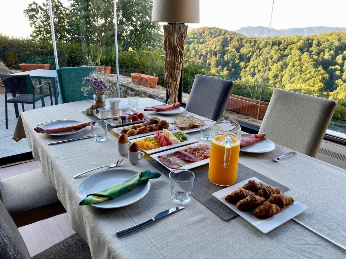 Hotel Restaurante El Ventos Sant Felíu de Pallarols Eksteriør billede