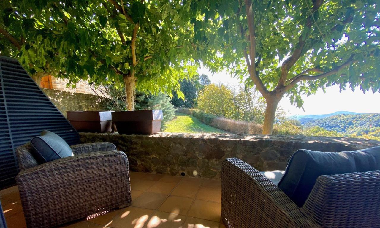 Hotel Restaurante El Ventos Sant Felíu de Pallarols Eksteriør billede